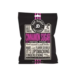 Pretzels<Pop Daddy Cinnamon Sugar Pretzels Sticks, 3 oz., 15 Bags/Box (OPD00583)