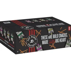 Pretzels<Pop Daddy Variety Pack Pretzels Sticks, 1.5 oz., 48 Bags/Carton (38153)