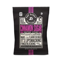 Pretzels<Pop Daddy Variety Pack Pretzels Sticks, 1.5 oz., 48 Bags/Carton (38153)