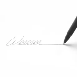 Poppin Black Signature Ballpoint Pen, Black Ink, Set of 100 (104600) Hot