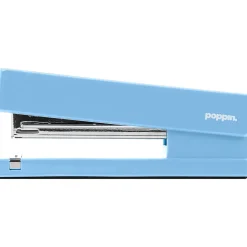 Poppin Desktop Stapler, 20-Sheet Capacity, Sky (108542) Outlet