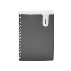 Poppin Pocket Notebook, 6" x 8.5", Ruled, 80 Sheets, Dark Gray (108850) Online