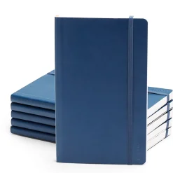 Poppin Professional Notebooks, 5" x 8.25", College Ruled, 96 Sheets, Blue, 25/Set (104130) Online