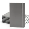 Poppin Professional Notebooks, 5" x 8.25", College Ruled, 96 Sheets, Gray/Silver, 25/Set (104134) Clearance