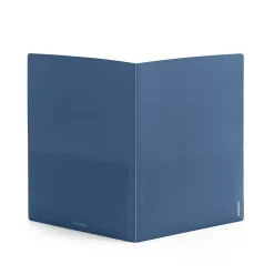 Poppin Smooth 2-Pocket Folder, Slate Blue (106631) Best