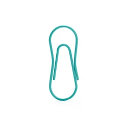 Poppin Standard Paper Clips, Assorted Colors, 50 Clips/Pack (108620) Online