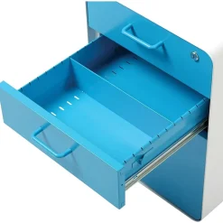 Outlet Stow 3-Drawer Mobile Vertical File Cabinet, Letter/Legal Size, Lockable, 24