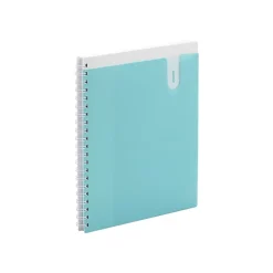 Poppin 1-Subject Notebooks, 8.5" x 11", College Ruled, 80 Sheets, Blue (102043) New