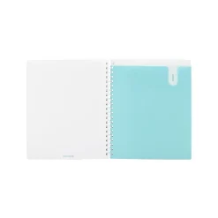 Poppin 1-Subject Notebooks, 8.5" x 11", College Ruled, 80 Sheets, Blue (102043) New