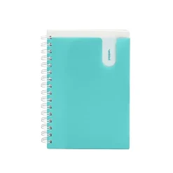 Poppin 1-Subject Notebooks, 6" x 8", College Ruled, 80 Sheets, Blue, 24/Carton (101351-MC) Discount