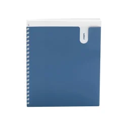 Poppin The Pick-Your-Pocket 1-Subject Notebook, 8.5" x 11", Ruled, 80 Sheets, Slate Blue (106634)