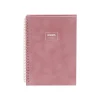 Poppin Velvet Professional Notebooks, 6" x 8.25", Dotted, 40 Sheets, Pink (106161) Outlet