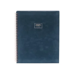 Poppin Velvet Professional Notebooks, 8.25" x 10.25", Narrow Ruled, 40 Sheets, Blue (106159) Hot