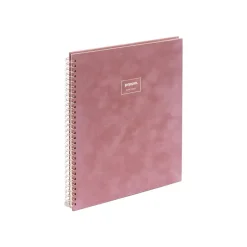 Poppin Velvet 1-Subject Professional Notebooks, 8.25" x 10.25", College Ruled, 40 Sheets, Pink (106158) New