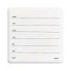 Best Weekly Dry-Erase Whiteboard, 1' x 1' (108723) Dry Erase