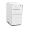 Clearance White Slim Stow 3-Drawer Vertical File Cabinet, White (104667) File Cabinets