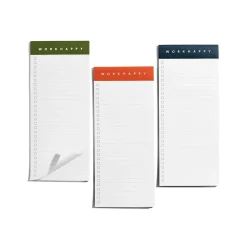Poppin Work Happy Magnetic List Pads, Lagoon/Clay/Olive, 50 Sheets/Pad, 3 Pads/Pack (106511) Online
