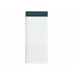 Poppin Work Happy Magnetic List Pads, Lagoon/Clay/Olive, 50 Sheets/Pad, 3 Pads/Pack (106511) Online