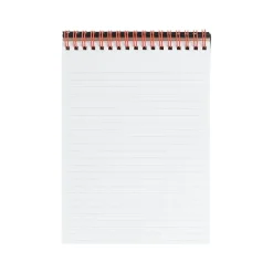 Poppin Work Happy Notebook, 5.8" x 8.25", Ruled, 40 Sheets, Lagoon + Clay (107491) New