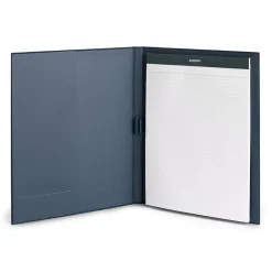 Poppin Work Happy Plastic Portfolio Case, Lagoon/Clay (106646)