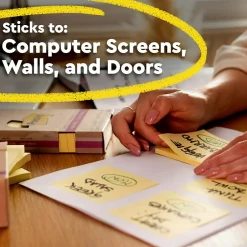 100% Recycled Paper Super Sticky Notes, 3