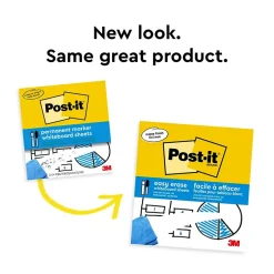 Sale Easy Erase Plastic Adhesive Dry-Erase Whiteboard, 9.1" x 9.1", 2/Pack (FWS-Sheets-2PK) Dry Erase