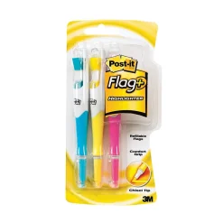Post-it ® Flag + Highlighter, Assorted Colors, 150 Flags/Pack, 3 Highlighters/Pack (689-HL3) Outlet