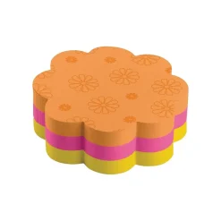 Online ® Flower Die-Cut Notes, Assorted, 2/Pk Post-It Notes