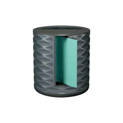 Note Pop-Up Dispenser for 3" x 3" Notes, Black/Gray (ABS-330-B) Pop-Up Dispensers