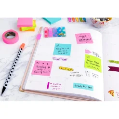 Best Notes, Assorted Collection, 1 7/8" x 1 7/8", 400 Sheet/Pad, 3 Pads/Pack (20513PK) Sticky Notes