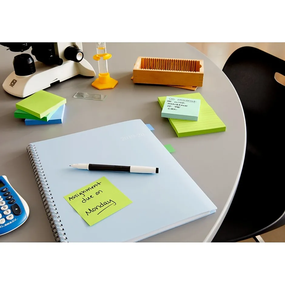 Sale Notes Cube, 3" x 3", Assorted Brights, 400 Sheets/Cube (2027-BRT) Post-It Notes