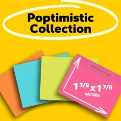New Notes Value Pack, 1 3/8" x 1 7/8", Poptimistic Collection, 18 Pads/Pack (653-18AU) Sticky Notes