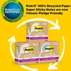 New Recycled Super Sticky Notes, 3