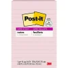 Sale Recycled Super Sticky Notes, 4" x 6", Wanderlust Pastels Collection, Lined, 90 Sheet/Pad, 3 Pads/Pack (6603SSNRP) Post-It Notes