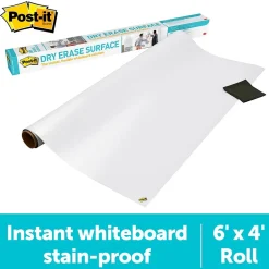 ® Super Sticky Dry Erase Surface, 4' x 6' (DEF6x4) Dry Erase