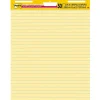 Clearance ® Super Sticky Easel Pad, 25" x 30", Yellow with Lines, 30 Sheets/Pad (561) Easel Paper Pads