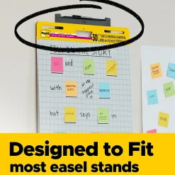 New ® Super Sticky Easel Pad, 25" x 30", White with Grid, 30 Sheets/Pad (560) Easel Paper Pads