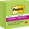 Hot Super Sticky Notes, 3" x 3", Marrakesh Collection, 90 Sheet/Pad, 5 Pads/Pack (654-5SSLE) Post-It Notes
