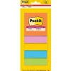 Best Super Sticky Notes, 3" x 3", Energy Boost Collection, 45 Sheet/Pad, 5 Pads/Pack (3321-5SSAU) Post-It Notes