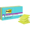Outlet Super Sticky Pop-up Notes, 3" x 3", Supernova Neons Collection, 90 Sheet/Pad, 10 Pads/Pack (R330-10SSMIA) Post-It Notes