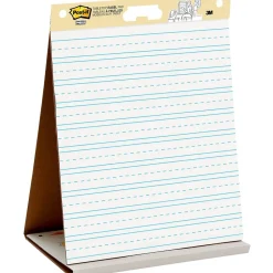 Clearance ® Super Sticky Tabletop Easel Pad, 20" x 23", Primary Lined, 20 Sheets/Pad (563PRL) Easel Paper Pads