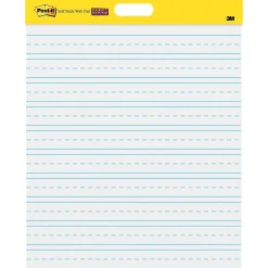 Clearance Super Sticky Wall Easel Pad, 20" x 23", Primary Lined, 20 Sheets/Pad, 2 Pads/Pack (566PRL) Easel Paper Pads