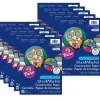 New 9" x 12" Construction Paper, Assorted Colors, 50 Sheets/Pack, 10 Packs (PAC6503-10) Construction Paper