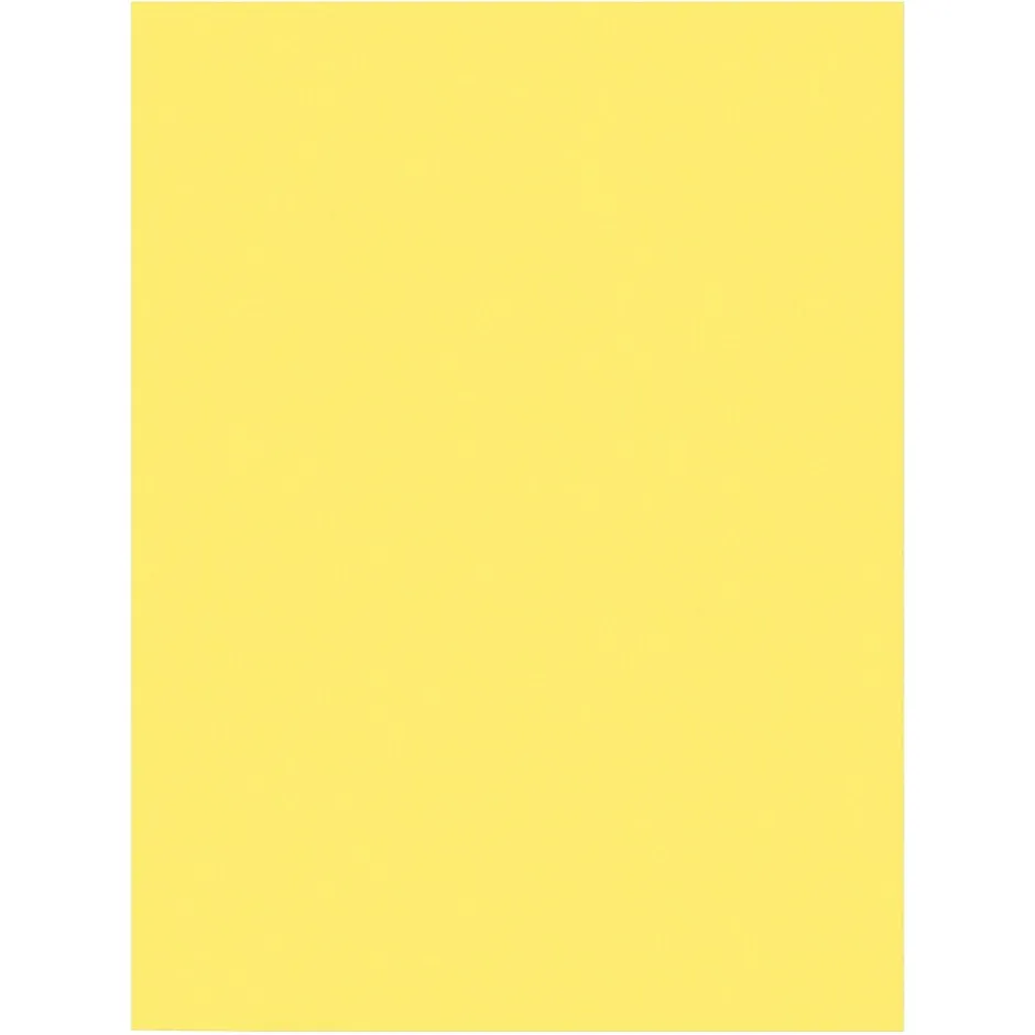 9" x 12" Construction Paper, Yellow, 50 Sheets/Pack (P8403-0001) Construction Paper