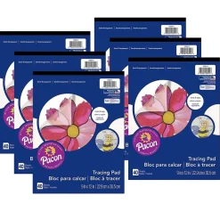 Art Street Prang® Tracing Paper Pad, Translucent, 9" x 12", 40 Sheets, Pack of 6 (PAC103914-6) Outlet