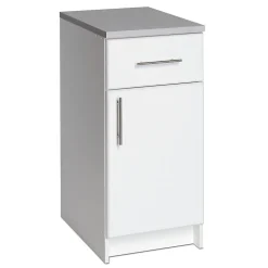 Online ™ 36" Elite 16" Base Cabinet, White Storage Cabinets