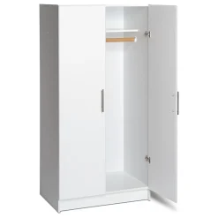 New ™ 65" Elite Wardrobe Cabinet, White Storage Cabinets
