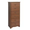 New ™ 53.25" Monterey Tall 6 Drawer Chest, Cherry Storage Cabinets