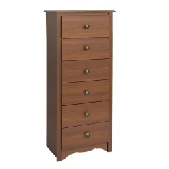 New ™ 53.25" Monterey Tall 6 Drawer Chest, Cherry Storage Cabinets