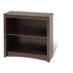 Hot ™ 2 Shelf Bookcase, Espresso (EDL-3229) Bookcases